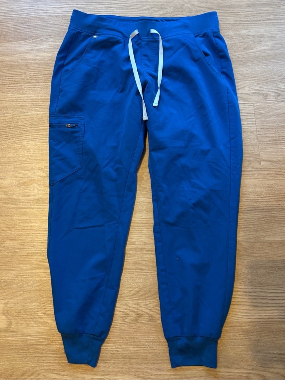 FIGS Women’s M Petite Zamora Jogger Scrub Pant Royal Blue PO 1657 w18sw2005p